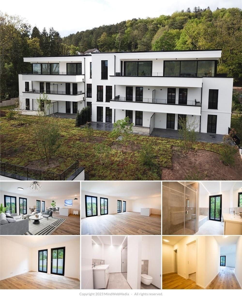 Property marketing for the Am Gedünner development in Homburg